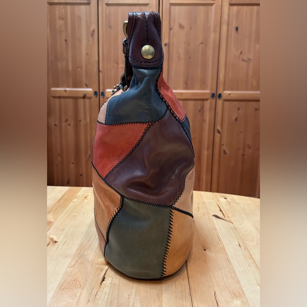 Coach Multicolor Patchwork Bleecker Bucket Bag - image 5